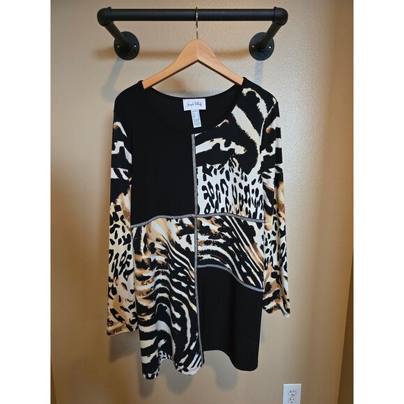 Joseph Ribkoff animal print tunic size 14 - Picture 1 of 8